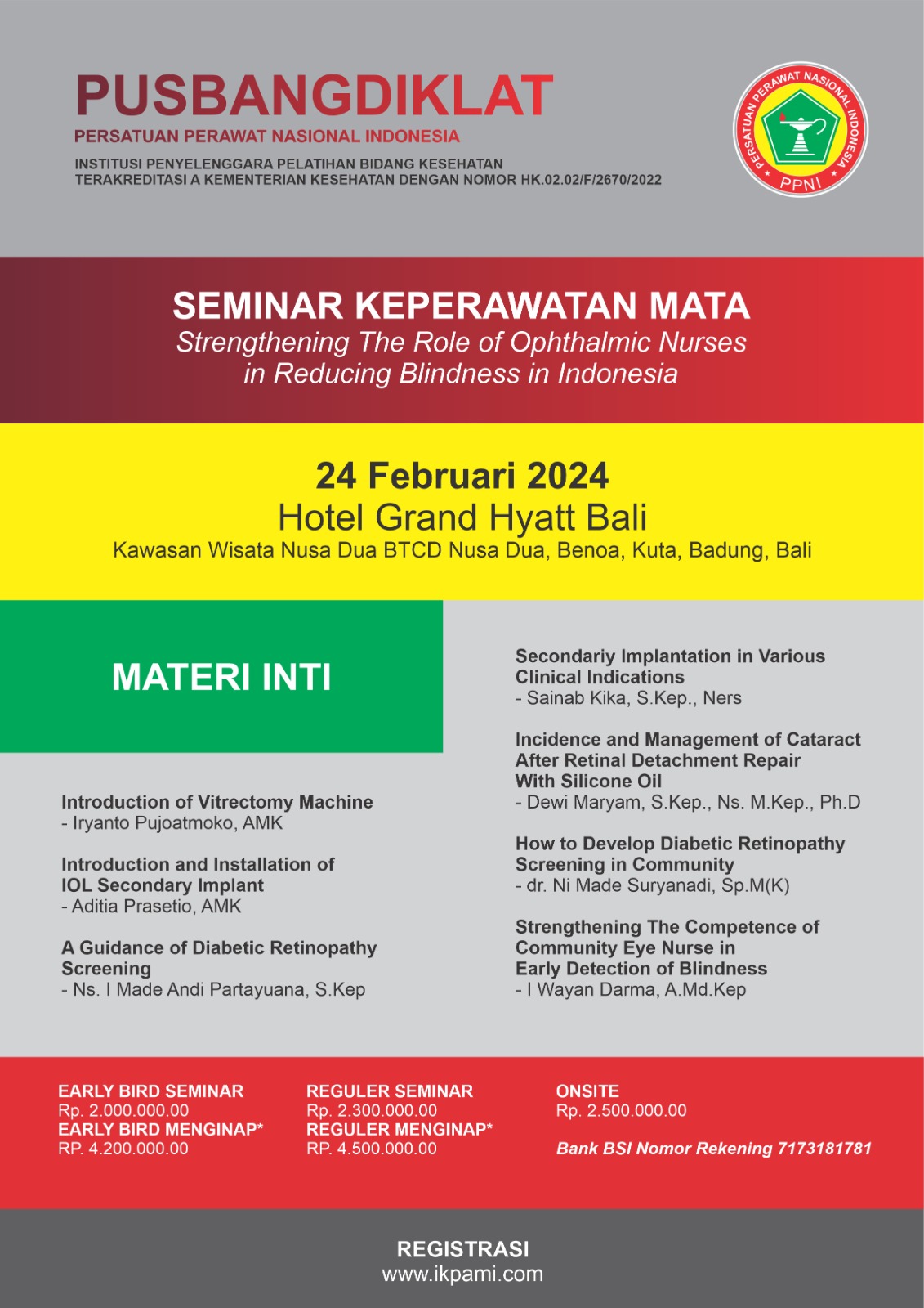 Strengthening the Role of Ophthalmic Nurses in Reducing Blindness in Indonesia