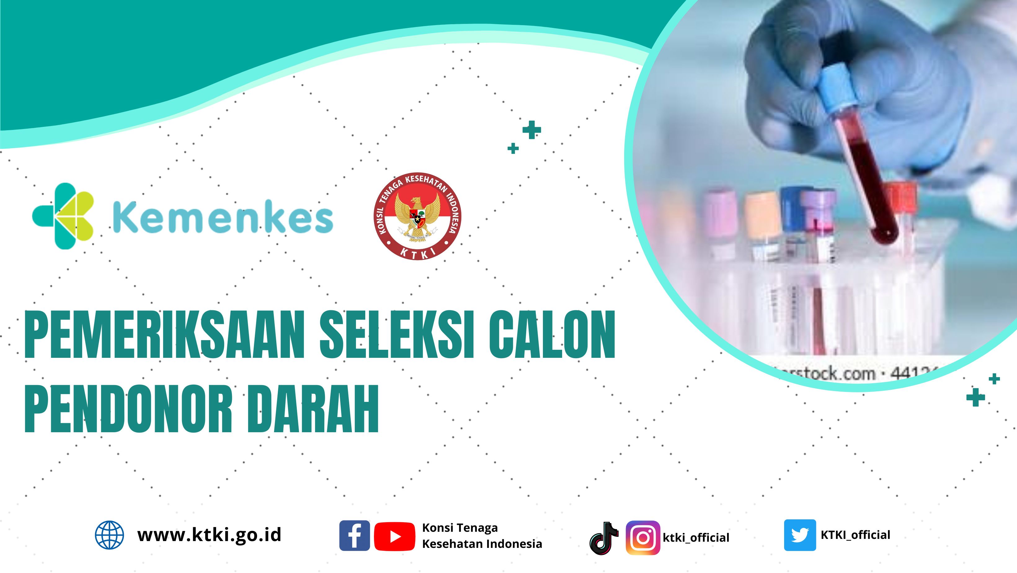 Pemeriksaan Seleksi Calon Pendonor Darah (Teknisi Pelayanan Darah)