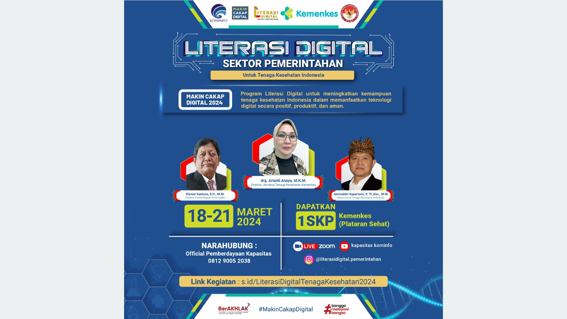 Batch VI - Konsil Psikologi Klinis dan Konsil Kefarmasian - Literasi Digital Sektor Pemerintahan Untuk Tenaga Kesehatan Indonesia