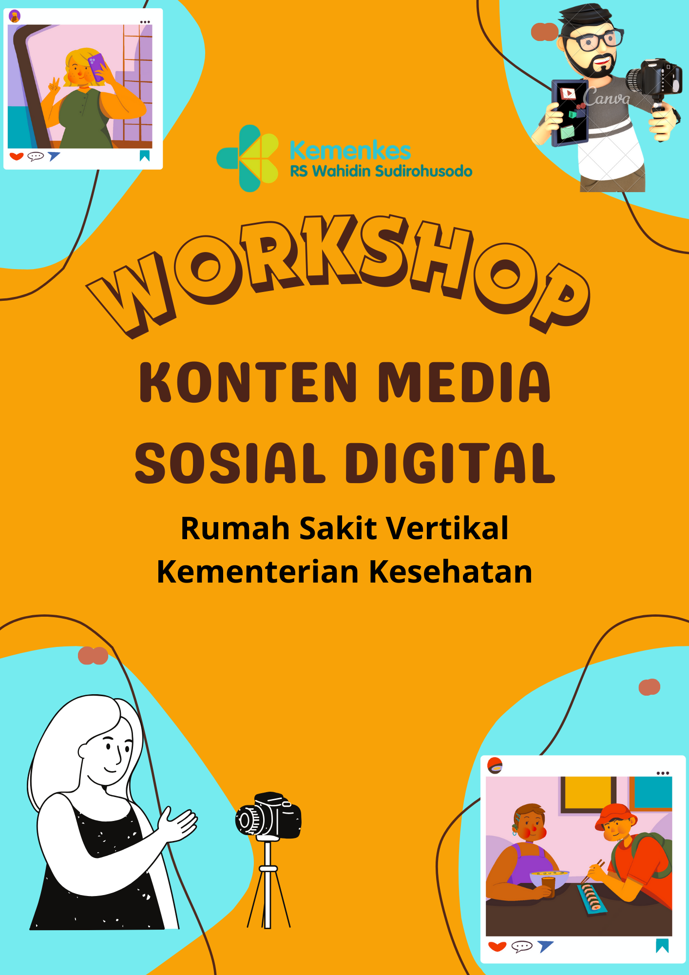 Workshop Konten Media Sosial Digital RSV Kementerian Kesehatan