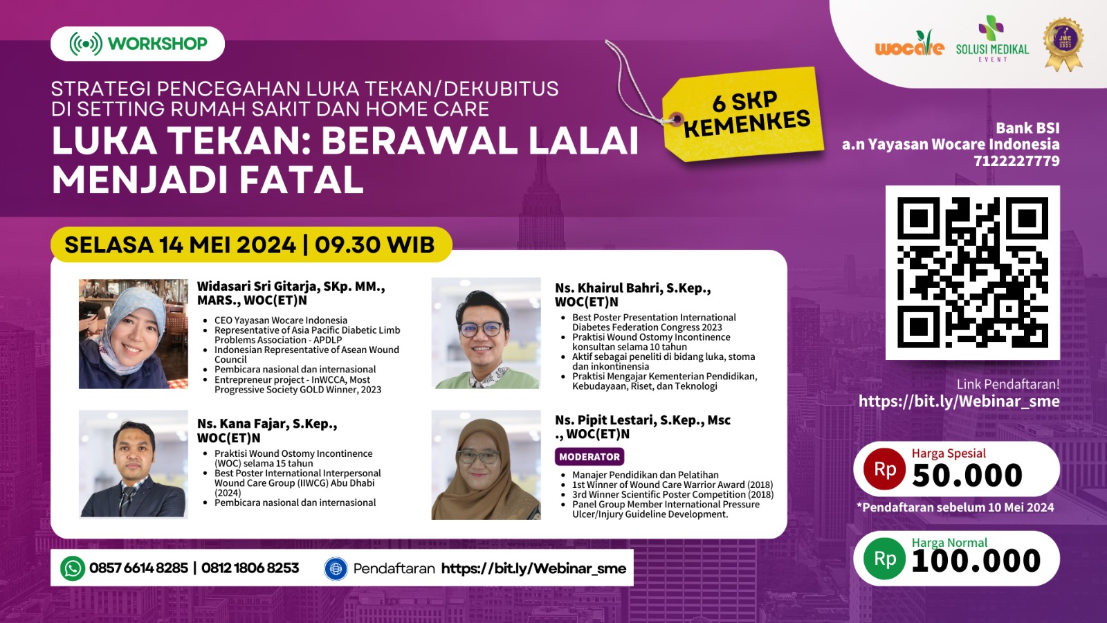 Luka Tekan Berawal Lalai Menjadi Fatal - Workshop Strategi Pencegahan Luka Tekan di Setting Rumah Sakit dan Home Care