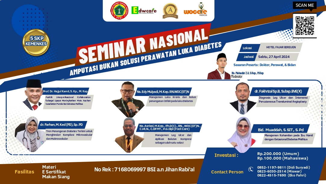 Seminar - Amputasi Bukan Solusi Mencegah Luka Diabetes