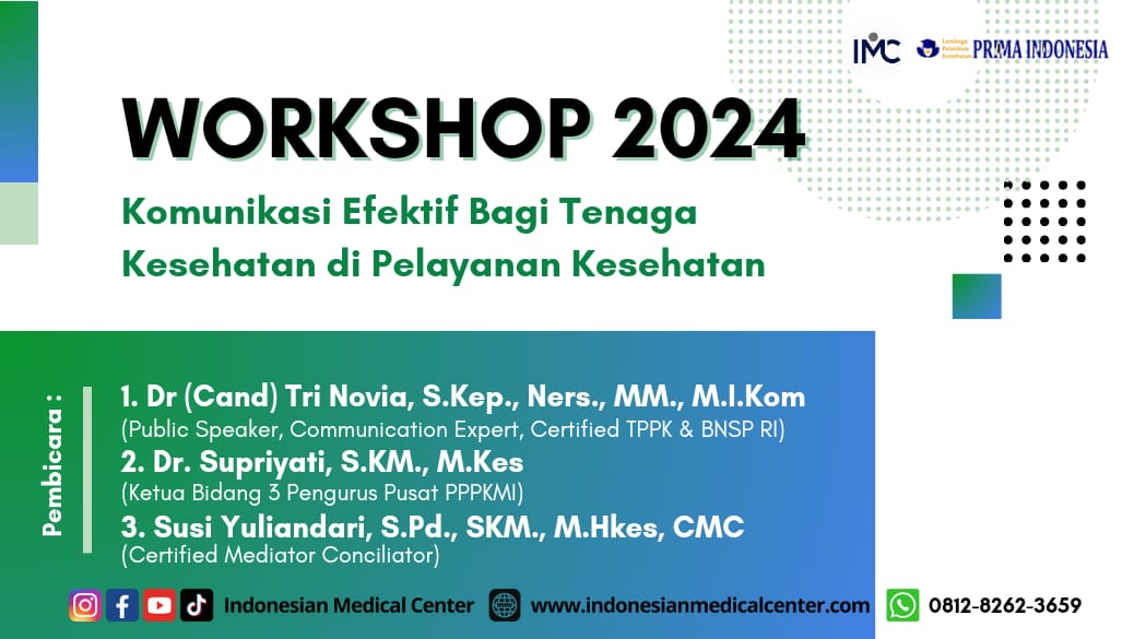 Workshop Komunikasi Efektif Bagi Tenaga Kesehatan di Pelayanan Kesehatan