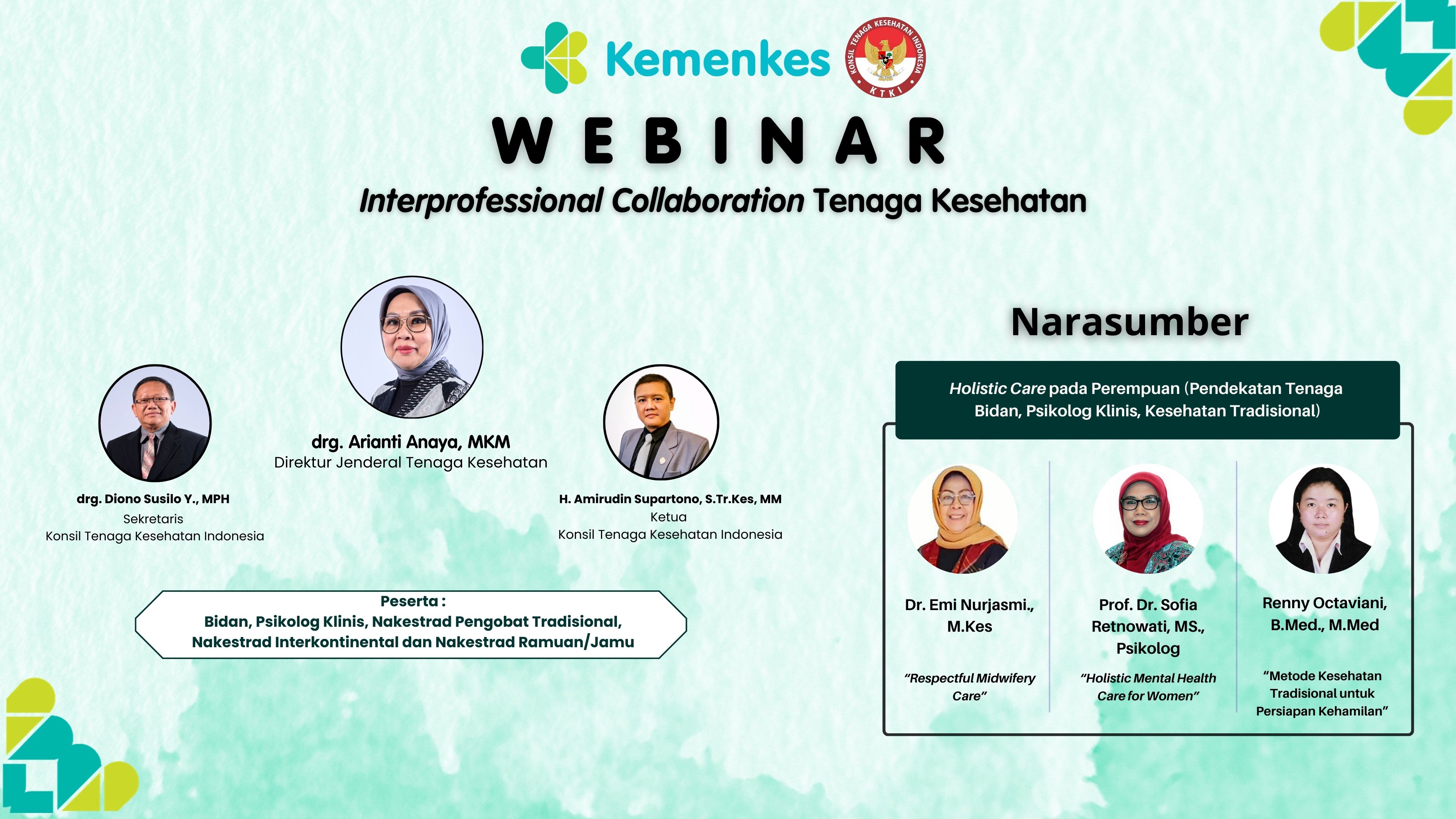 Holistic Care Pada Perempuan (Pendekatan Bidan, Psikologi Klinis dan Kesehatan Tradisional)