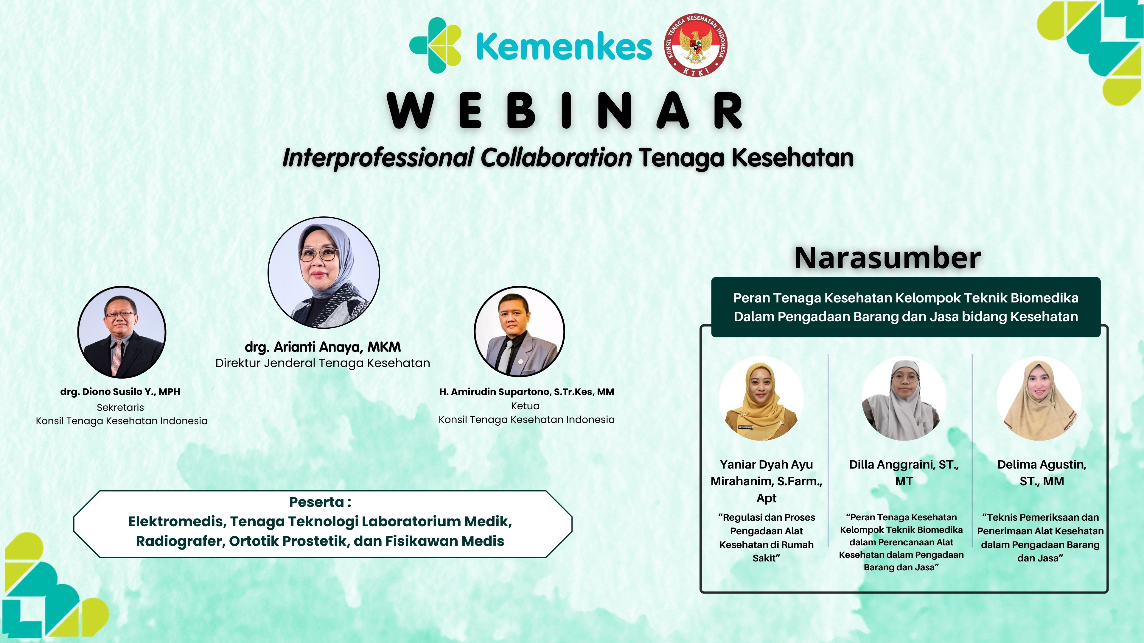 Peran Tenaga Kesehatan Kelompok Teknik Biomedika Dalam Pengadaan Barang dan Jasa