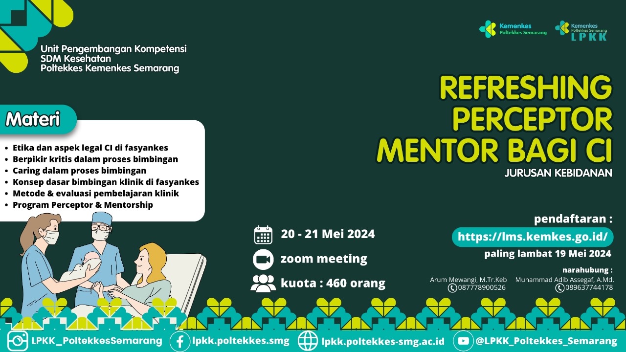 Workshop Refresing Perceptor Mentor Bagi Clinical Intruktur (CI) Jurusan Kebidanan Tahun 2024
