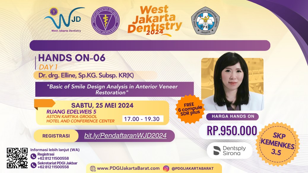 Workshop Basic of Smile Design Analysis in Anterior Veneer Restoration