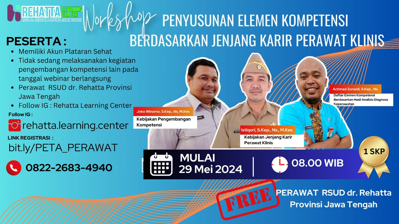 WORKSHOP PENYUSUNAN ELEMEN KOMPETENSI BERDASARKAN JENJANG KARIR PERAWAT KLINIS