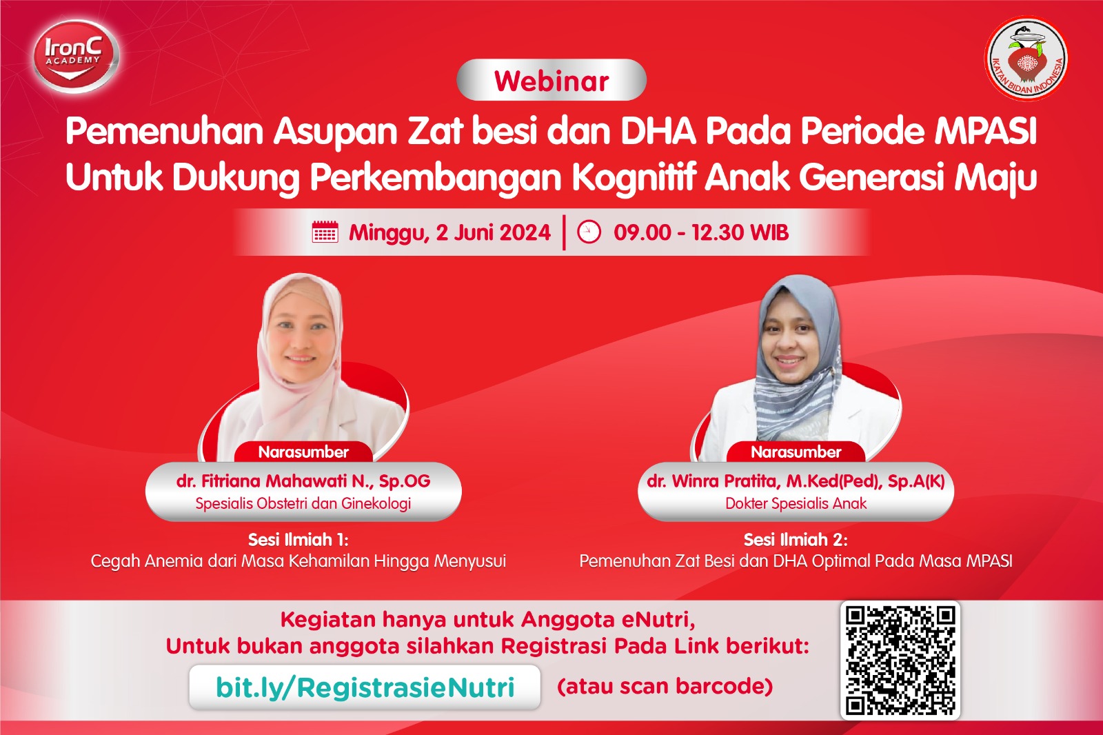 Seminar Online Pemenuhan Asupan Zat Besi Dan DHA Pada Periode MPASI  Untuk Dukung Perkembangan Kognitif Anak Generasi Maju