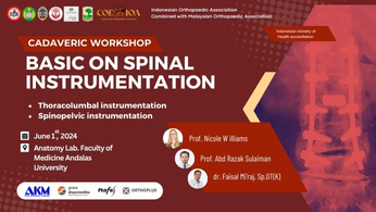 Workshop Basics On Spine Instrumentation-Continuing Orthopedic Education (COE) 72nd Padang