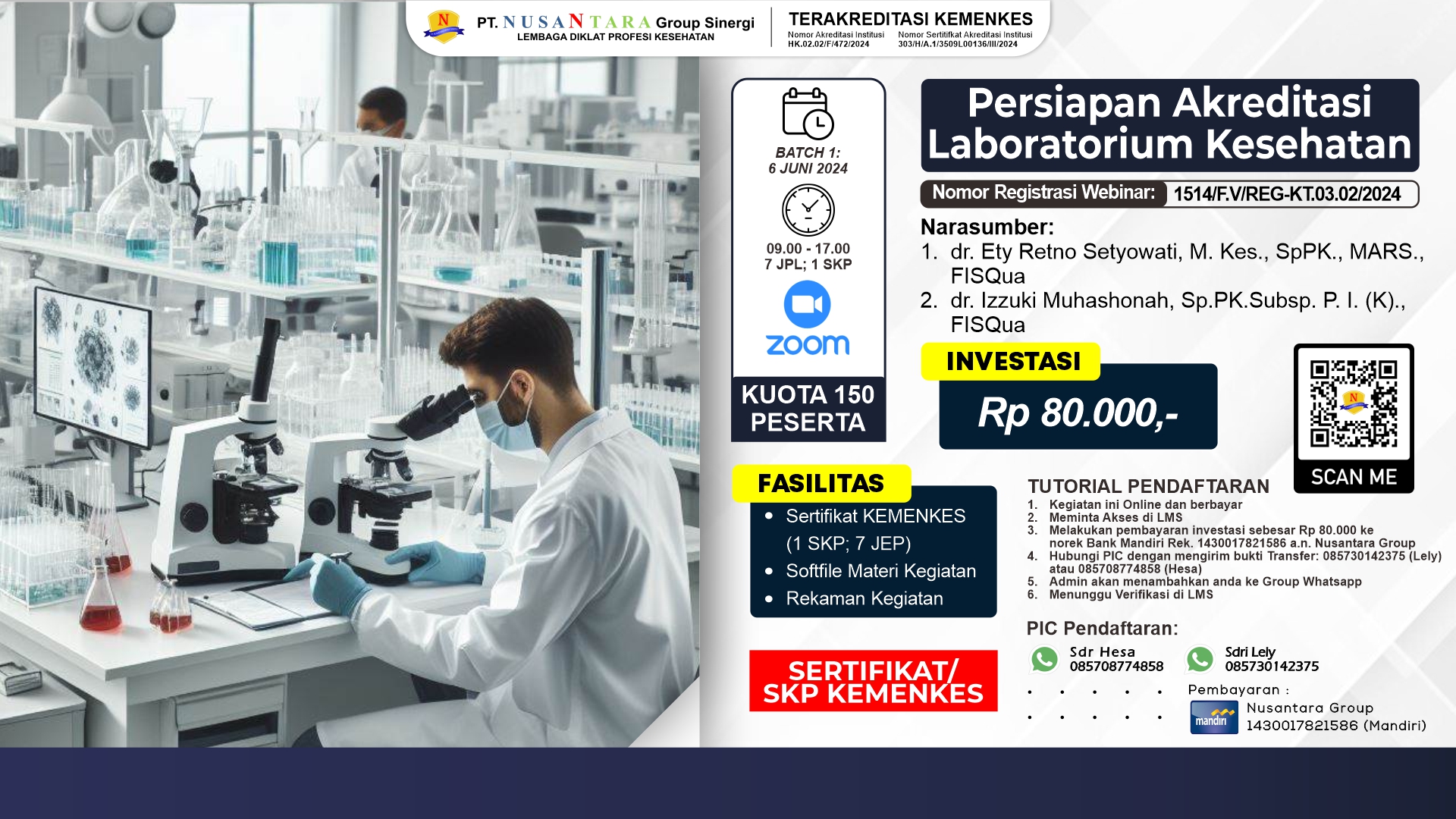 Persiapan Akreditasi Laboratorium Kesehatan
