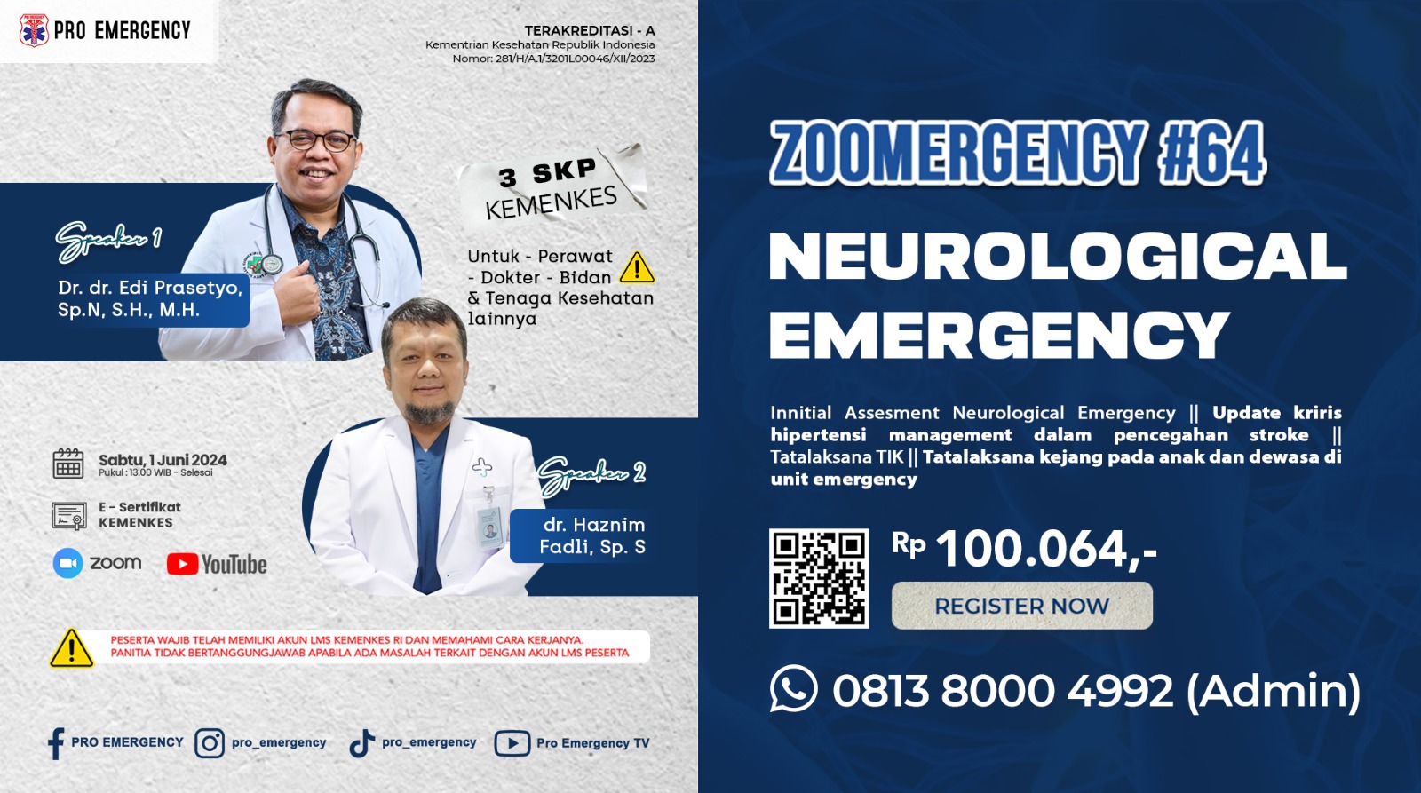 Webinar Neurological Emergency   LMS Kemkes