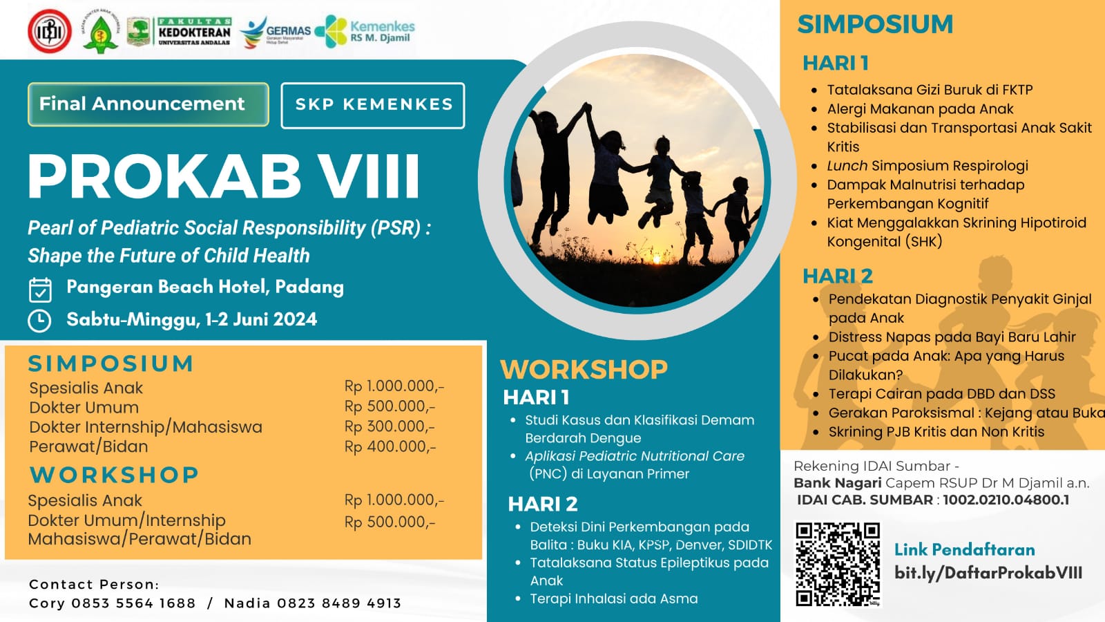 Seminar  Pearl of PSR (Pediatrician Social Responsibility) Shape the Future of Pediatrics - IKATAN DOKTER ANAK INDONESIA CABANG SUMATERA BARAT TAHUN 2024