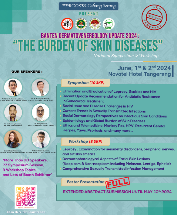 Seminar Banten Dermatovenereology Update 2024 The Burden of Skin Diseases
