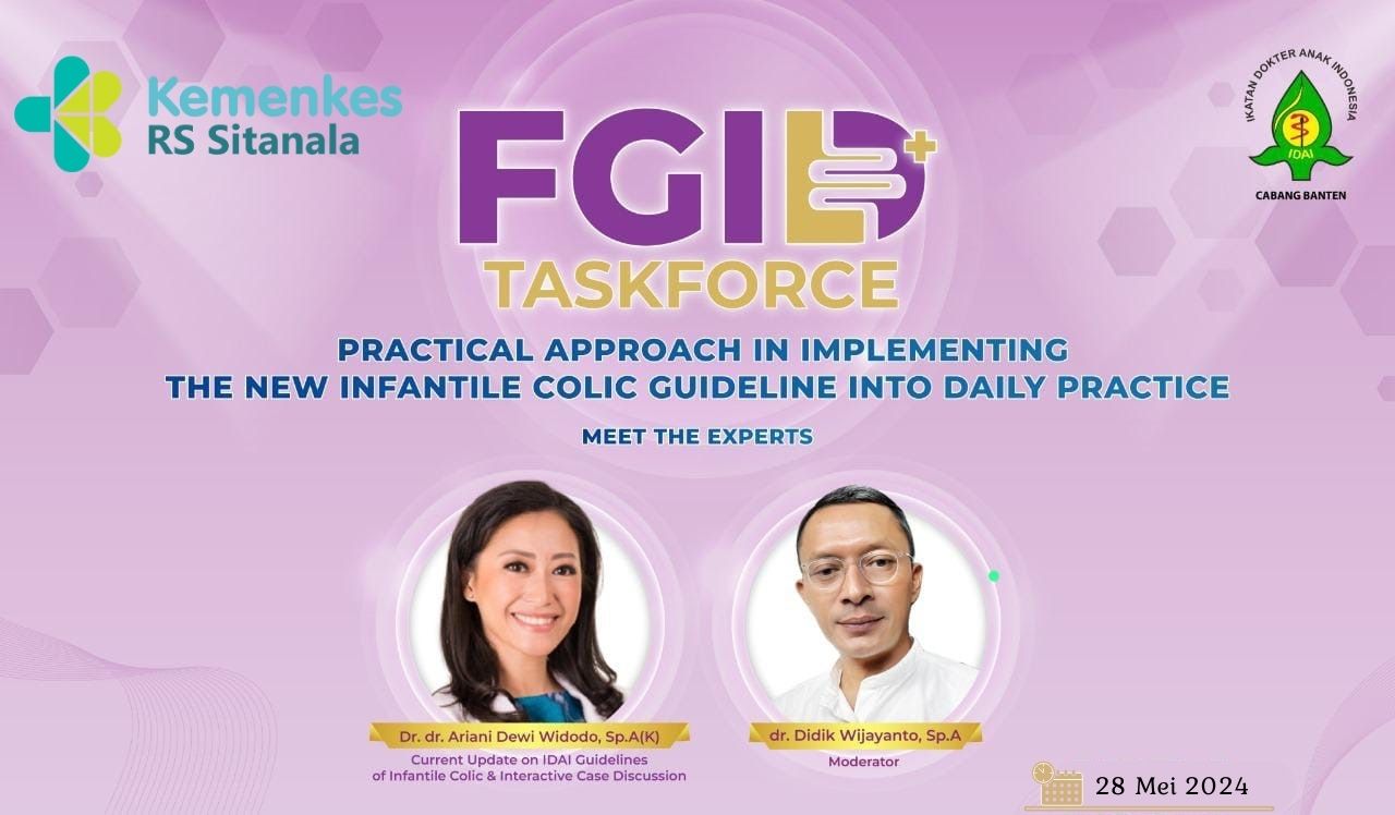 Seminar Practical Approach in Implementing The New Infantile Colic Guidline Into Daily Practice