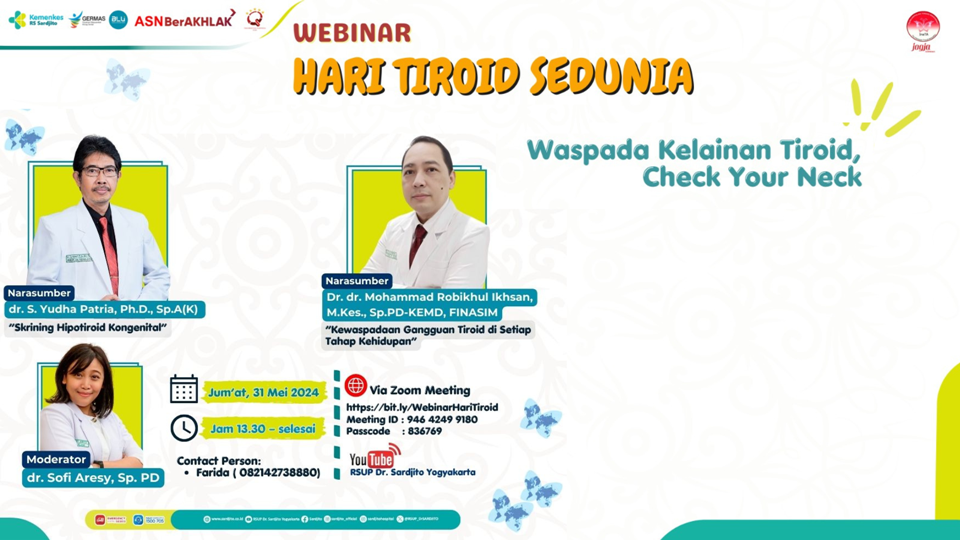 Webinar Waspada Kelainan Tiroid, Check Your Neck