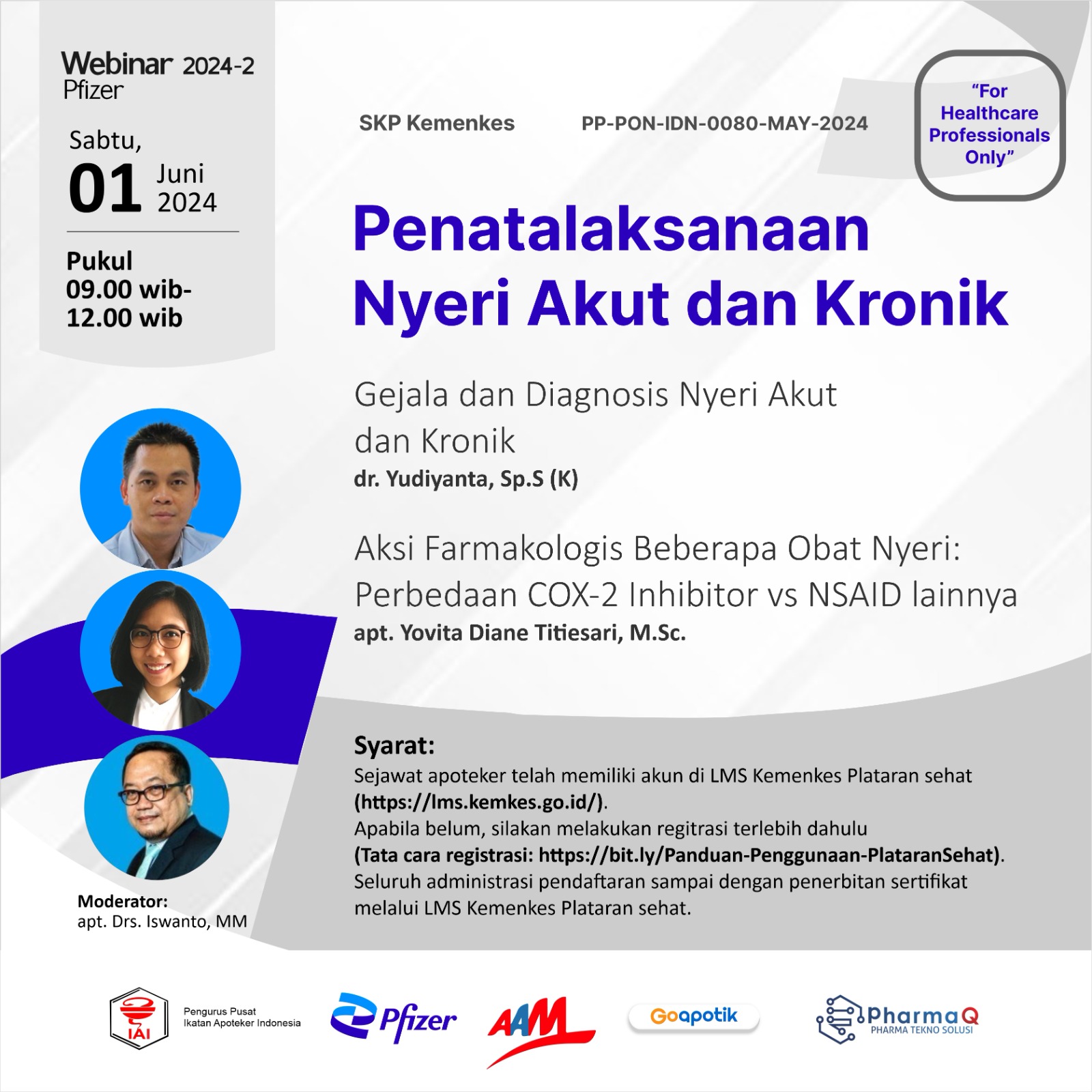 Webinar PP IAI seri 2024-02 Penatalaksanaan Nyeri Akut  dan Kronik
