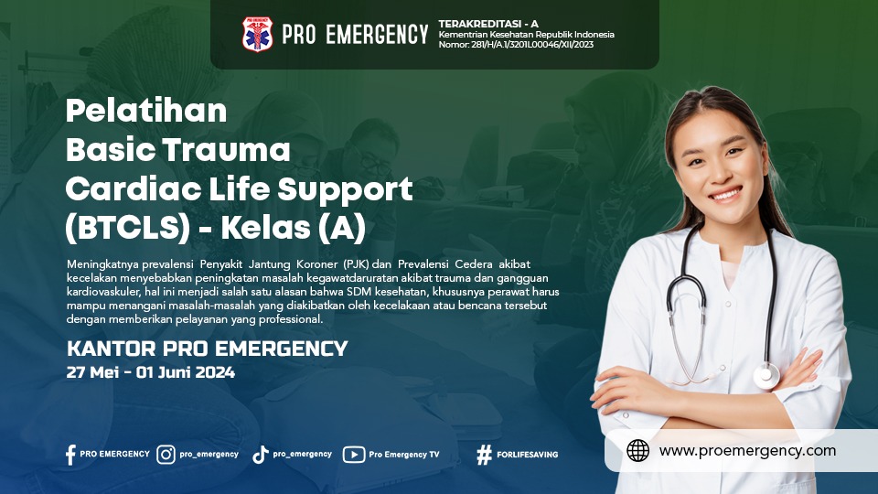 Pelatihan Basic Trauma Cardiac Life Support (BTCLS)
