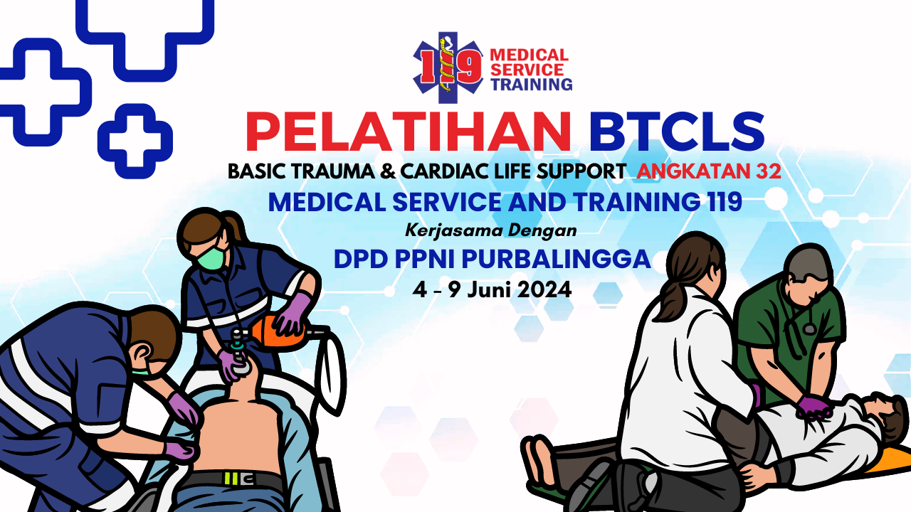 Pelatihan Basic Trauma Cardiac Life Support (BTCLS) MST 119 Angkatan 42 di DPD PPNI Purbalingga