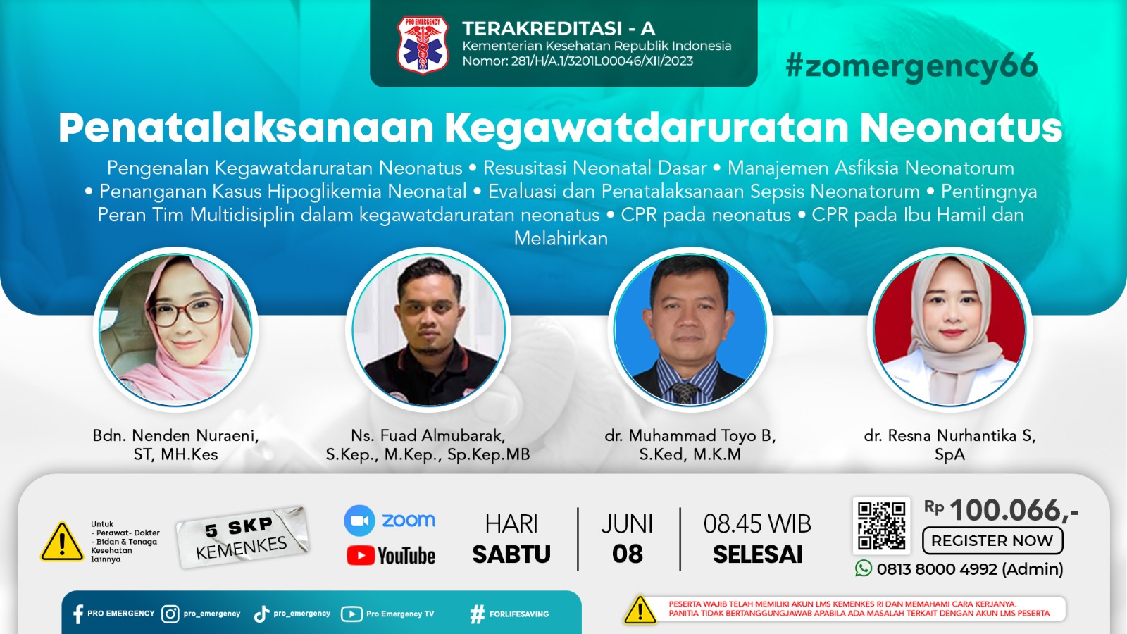 Webinar Penatalaksanaan Kegawatdaruratan Neonatus