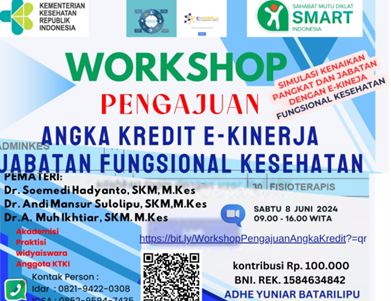 Workshop E-Kinerja Tenaga Kesehatan Bekerja Sama dengan Sahabat Mutu Diklat Indonesia (SMART)