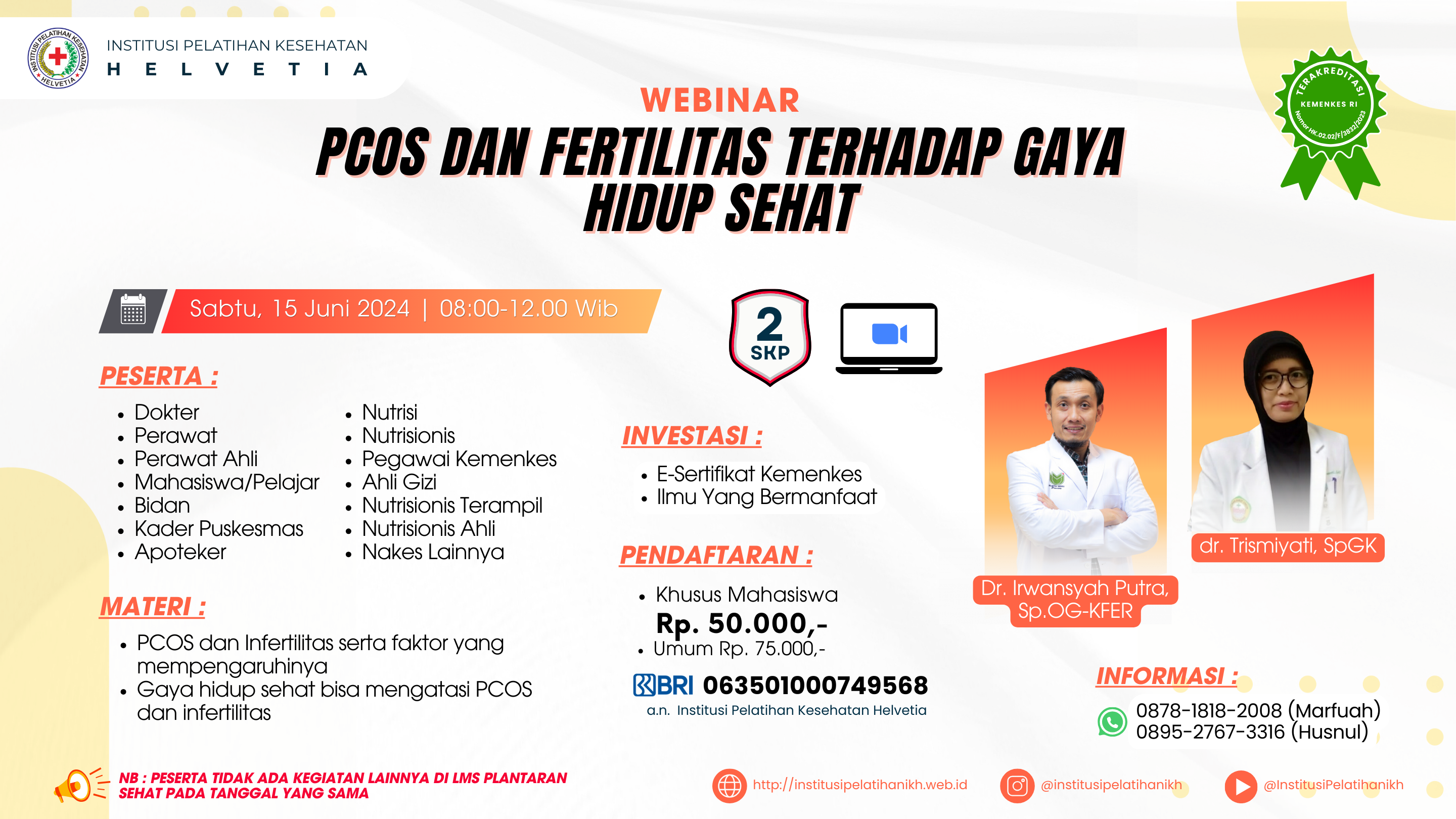 PCOS DAN FERTILITAS TERHADAP GAYA HIDUP SEHAT