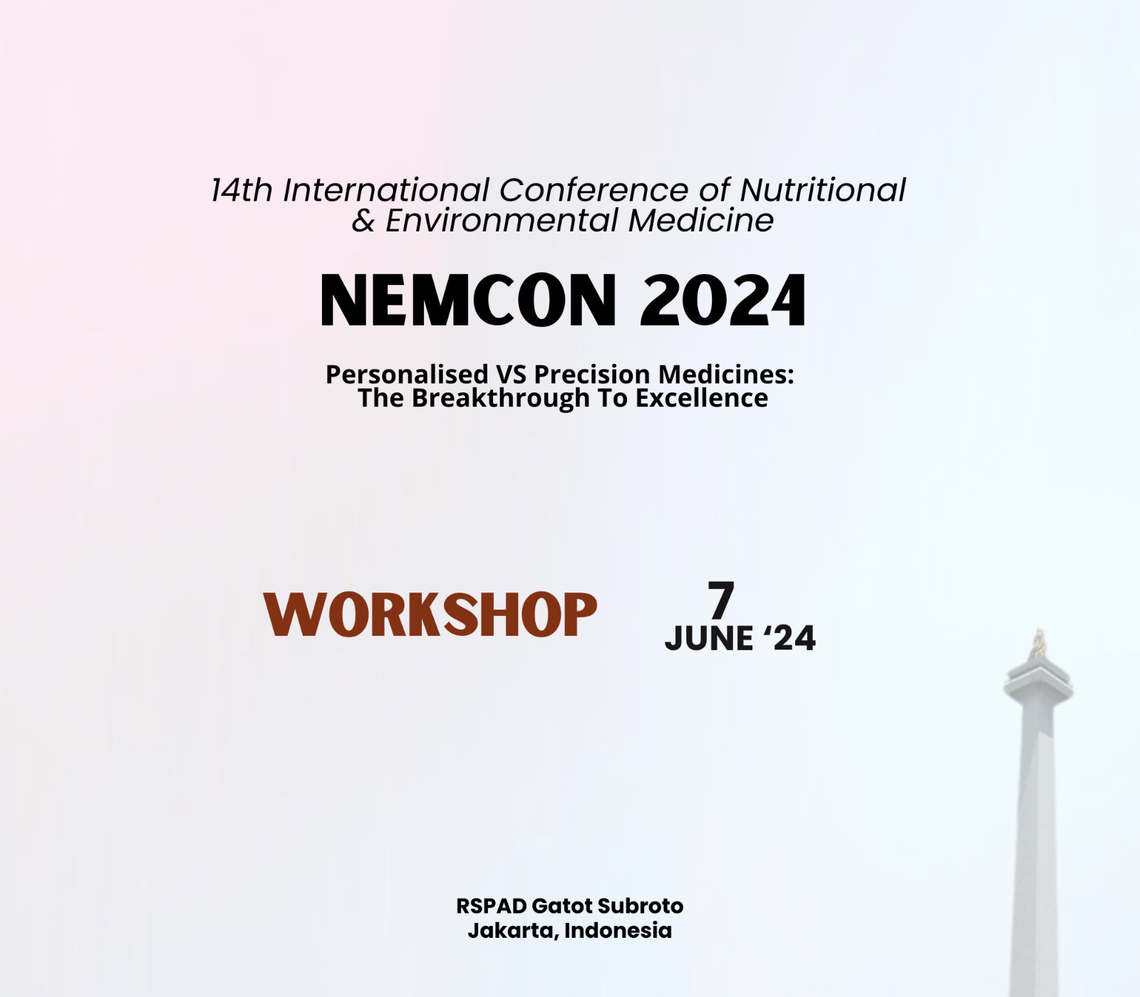 Workshop 14th International Conference in Nutritional and Environmental Medicine