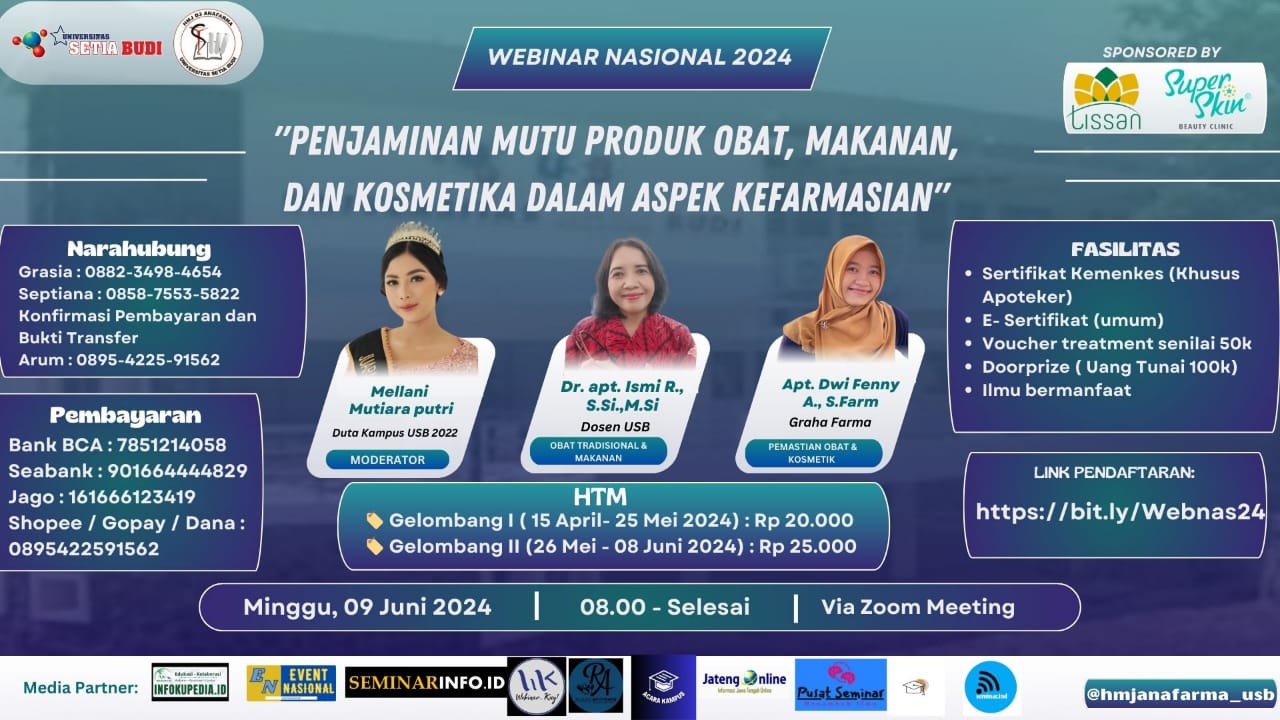 Penjaminan Mutu Produk Obat, Makanan, dan  Kosmetika dalam Aspek Kefarmasian