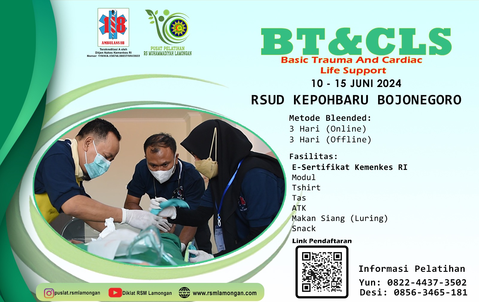 Basic Trauma Cardiac Life Support (BTCLS) RSUD Kepohbaru Bojonegoro