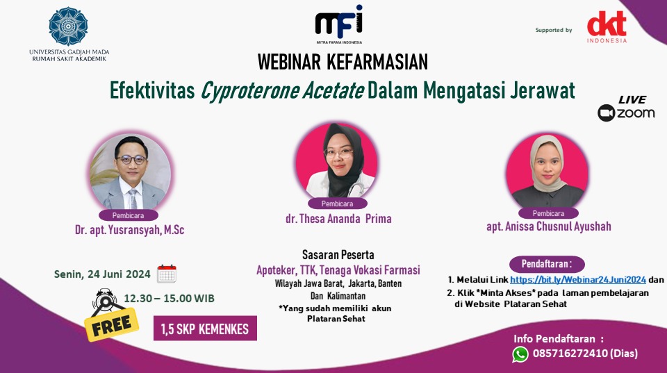 Webinar Efektifitas Cyproterone Asetate dalam Mengatasi Jerawat
