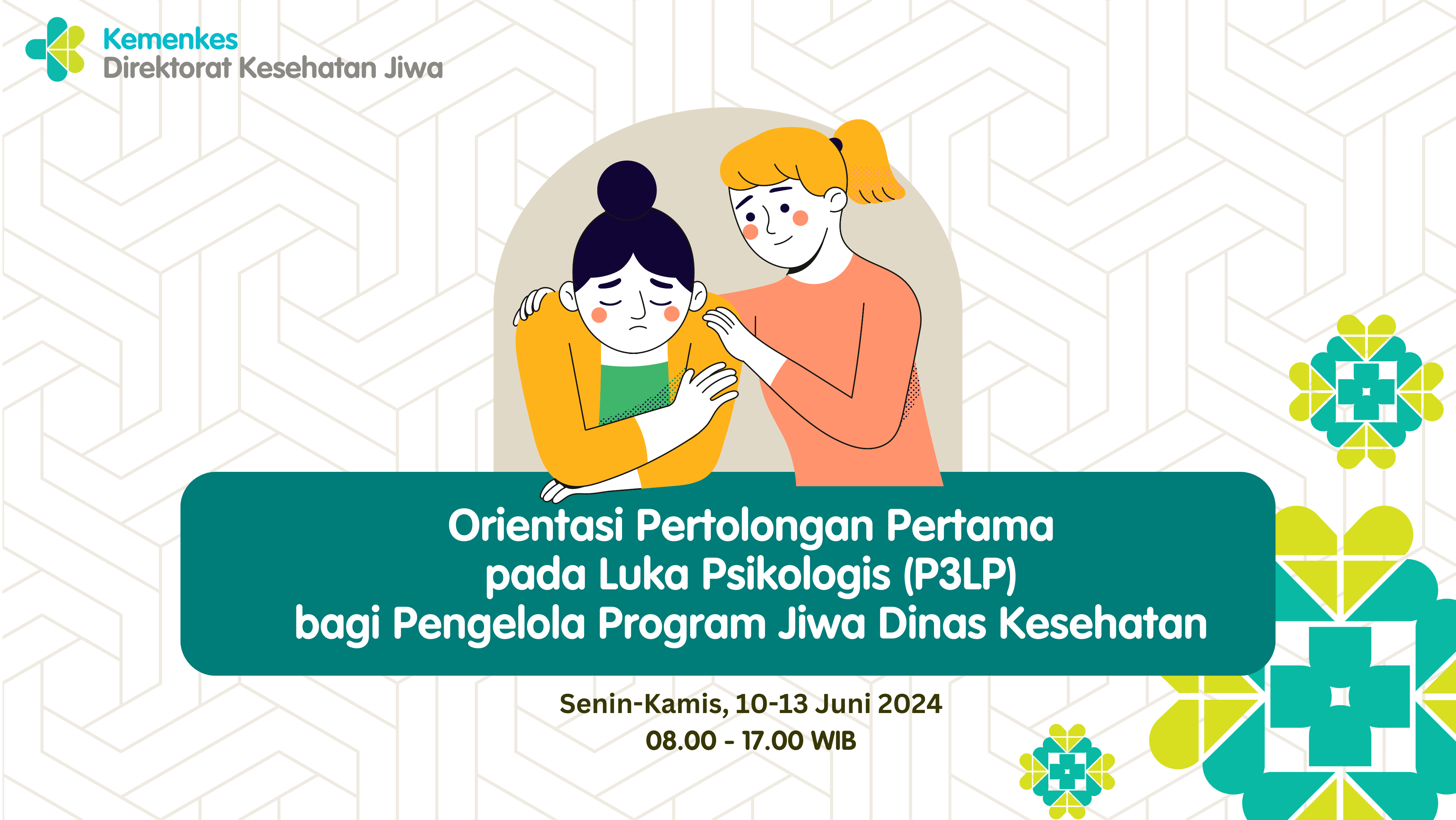Orientasi Pertolongan Pertama Pada Luka Psikologis (P3LP) Bagi Pengelola Program Jiwa Di Dinas Kesehatan