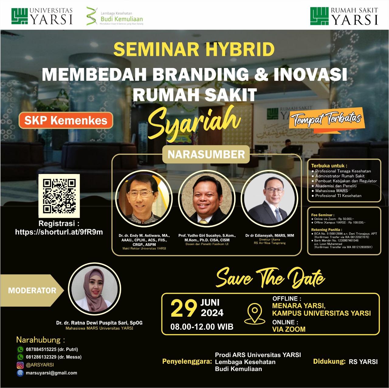 Membedah Branding  Inovasi Rumah Sakit Syariah