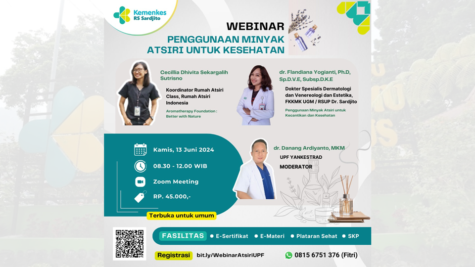 Webinar Penggunaan Minyak Atsiri Untuk Kesehatan