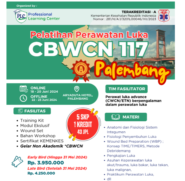 Pelatihan Certified Basic Wound Care Nurse (CBWCN)