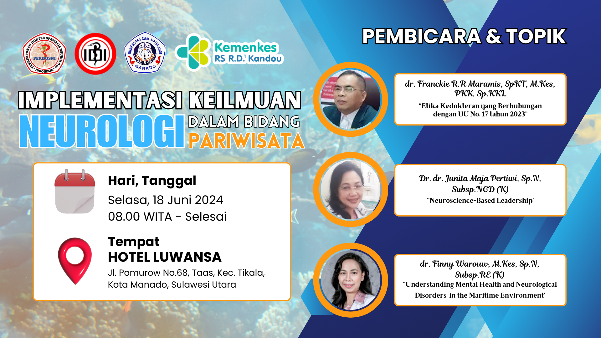 Implementasi Keilmuan Neurologi dalam Bidang Pariwisata
