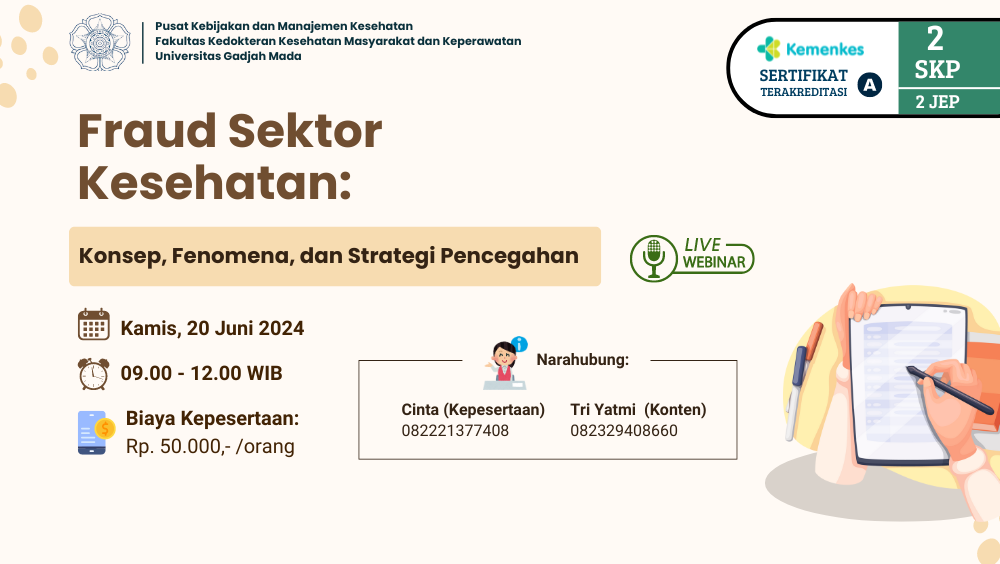 Fraud Sektor Kesehatan Konsep, Fenomena, dan Strategi Pencegahan