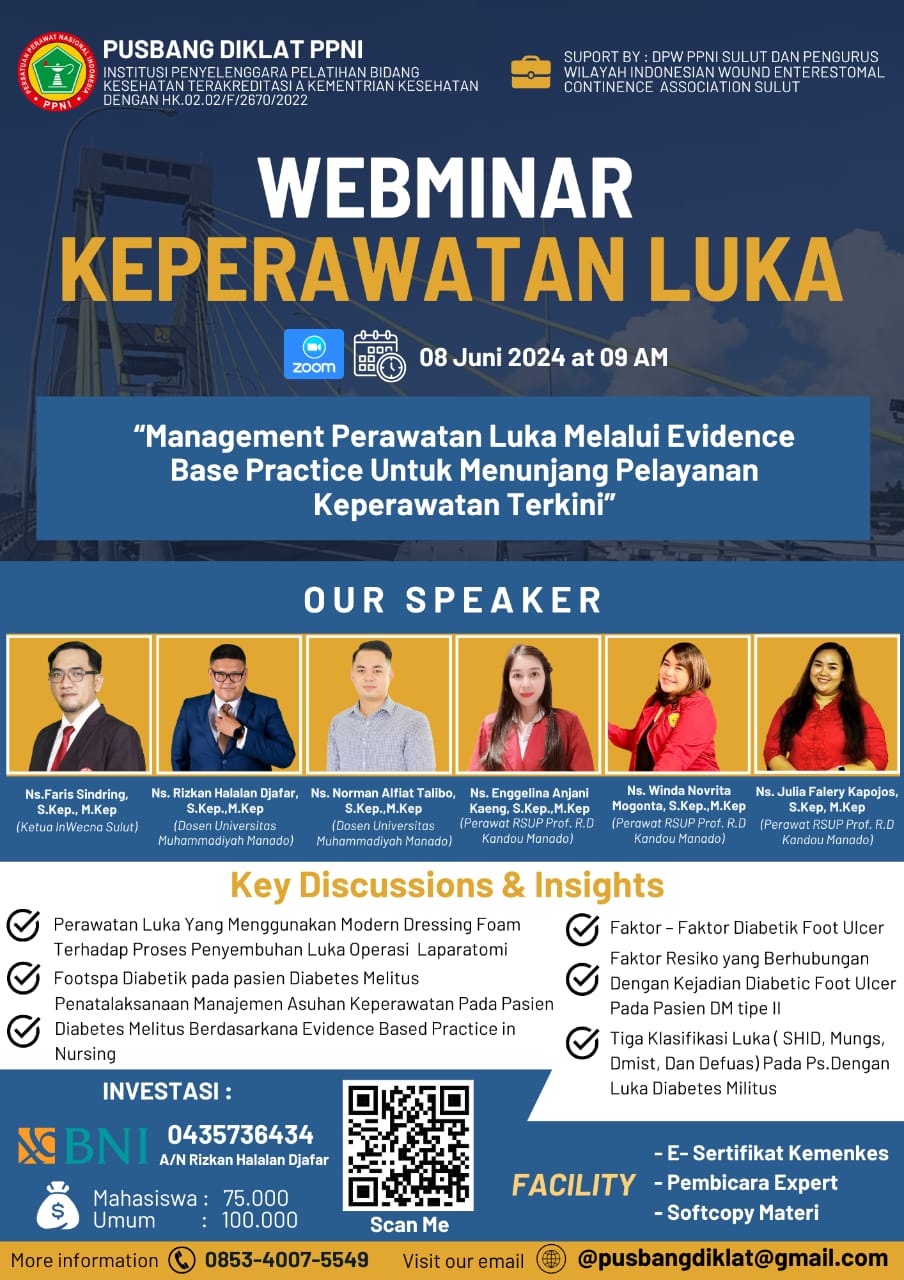 2279-Manajemen Perawatan luka melalui Evidence Base Practice untuk Menunjang Pelayanan Keperawatan Terkini
