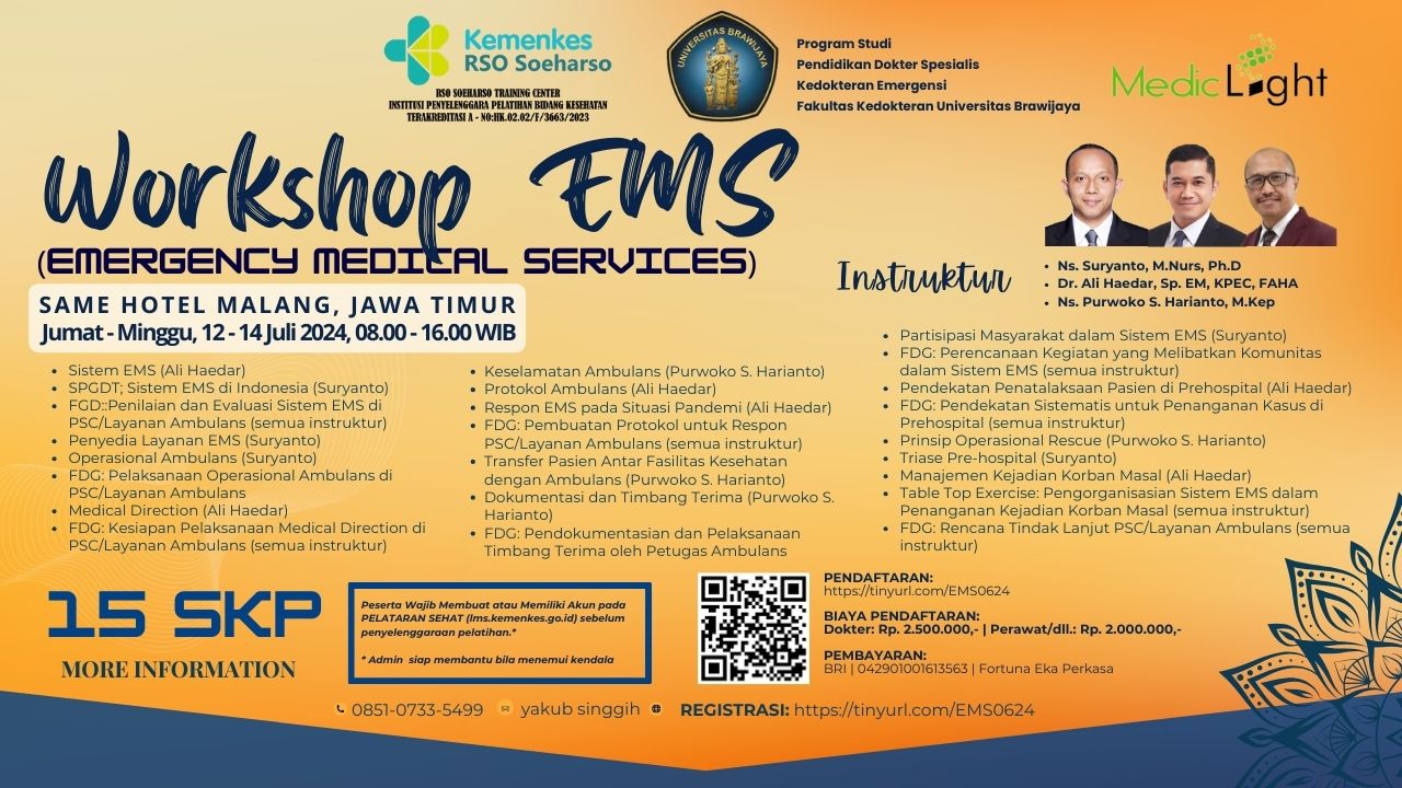 Workshop Emergency Medical Service (EMS) System Batch 1 - Medic Light