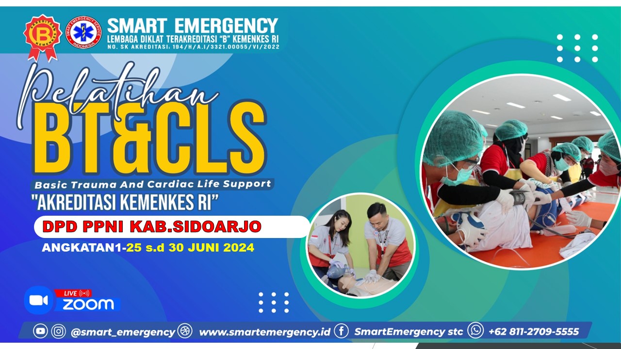 Pelatihan BTCLS (Basic Trauma Cardiac Life Support)  di DPD PPNI KABUPATEN SIDOARJO ANGKATAN 1