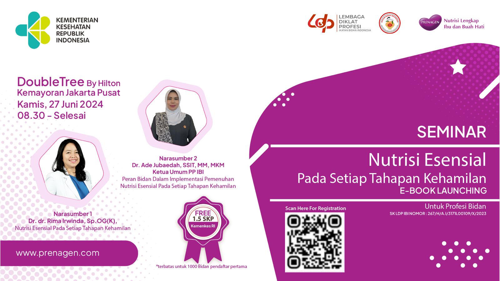 SEMINAR NUTRISI ESENSIAL PADA SETIAP TAHAPAN KEHAMILAN