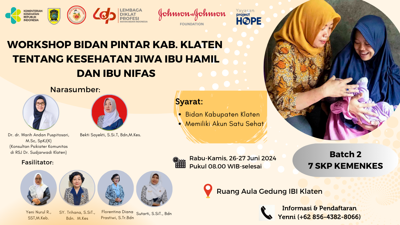 WORKSHOP BIDAN PINTAR TAHUN 2024 GELOMBANG 2