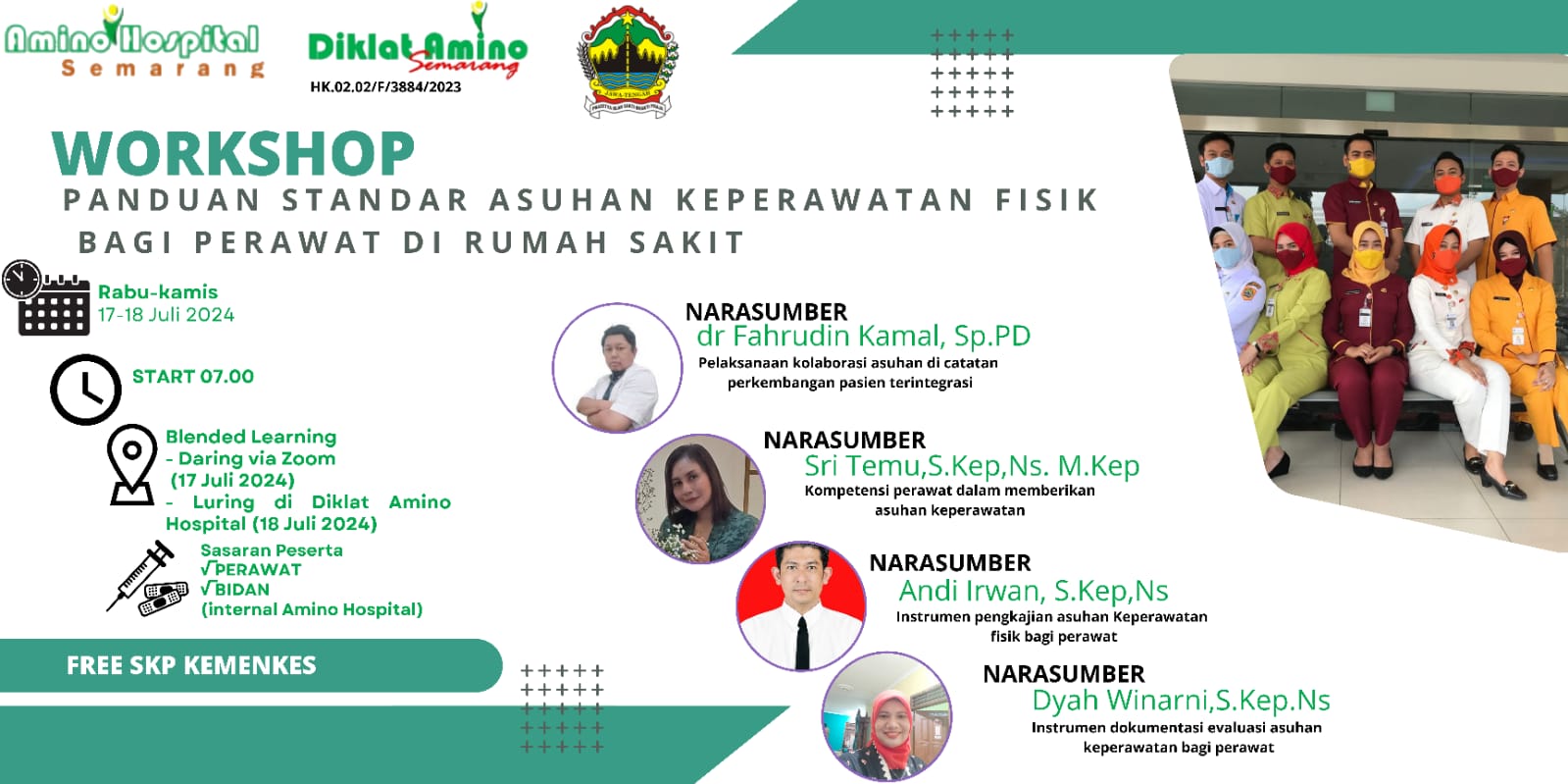 WORKSHOP PANDUAN STANDAR ASUHAN KEPERAWATAN FISIK BAGI PERAWAT DI RUMAH SAKIT
