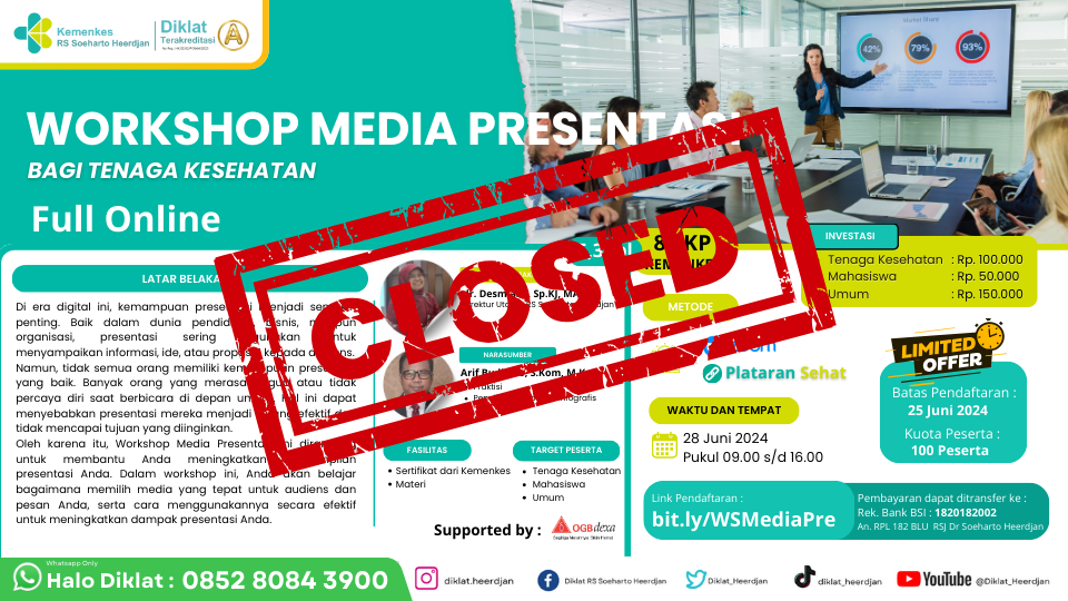 WORKSHOP MEDIA PRESENTASI BAGI TENAGA KESEHATAN