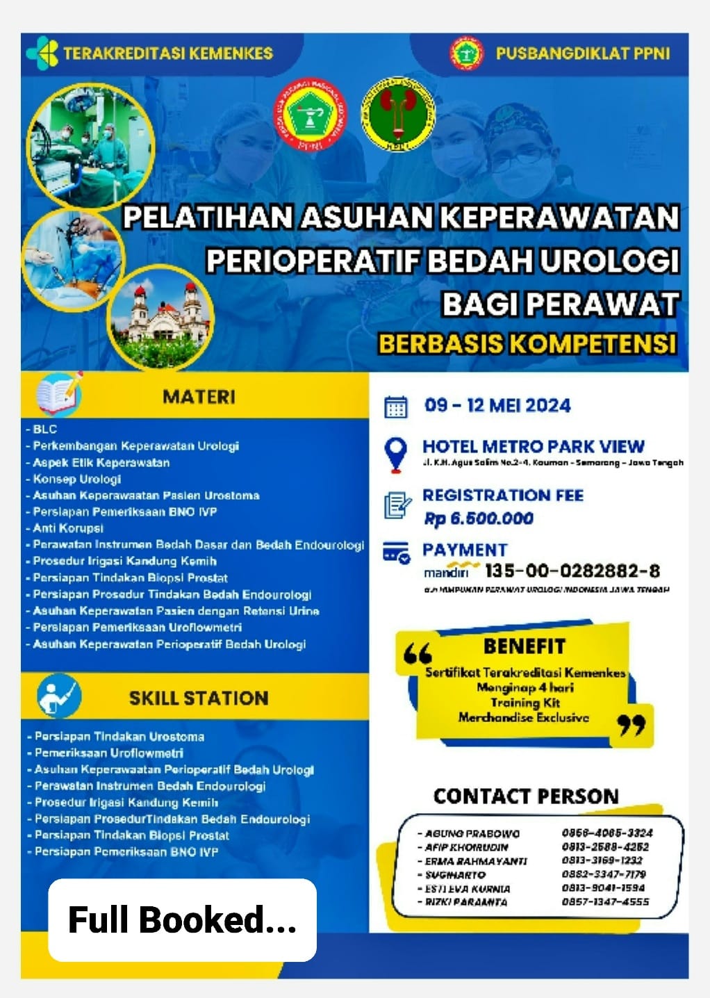 9632-Pelatihan Asuhan Keperawatan Perioperatif Bedah Urologi Bagi Perawat