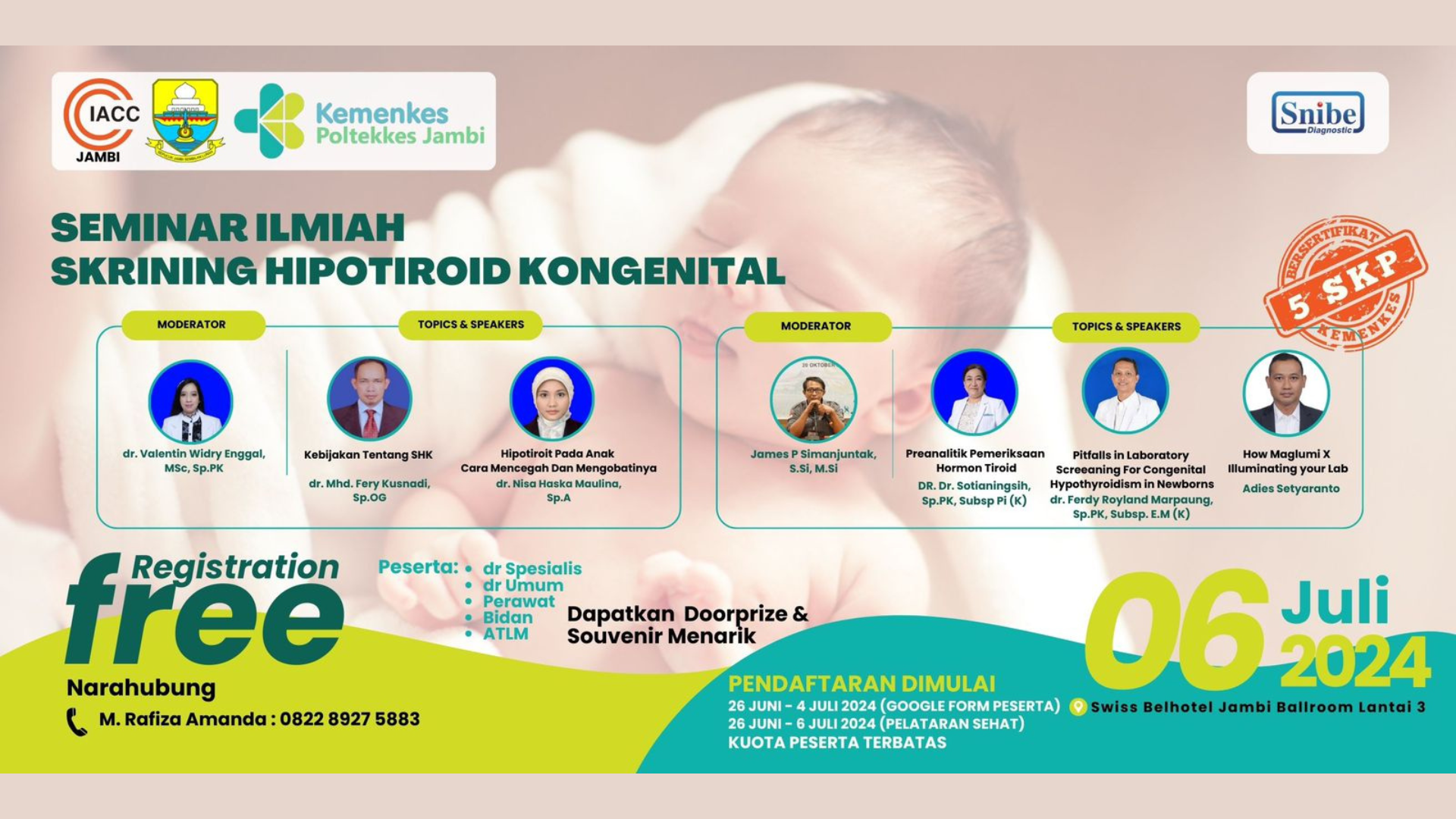 Seminar Ilmiah Skrining Hipotiroid Kongenital