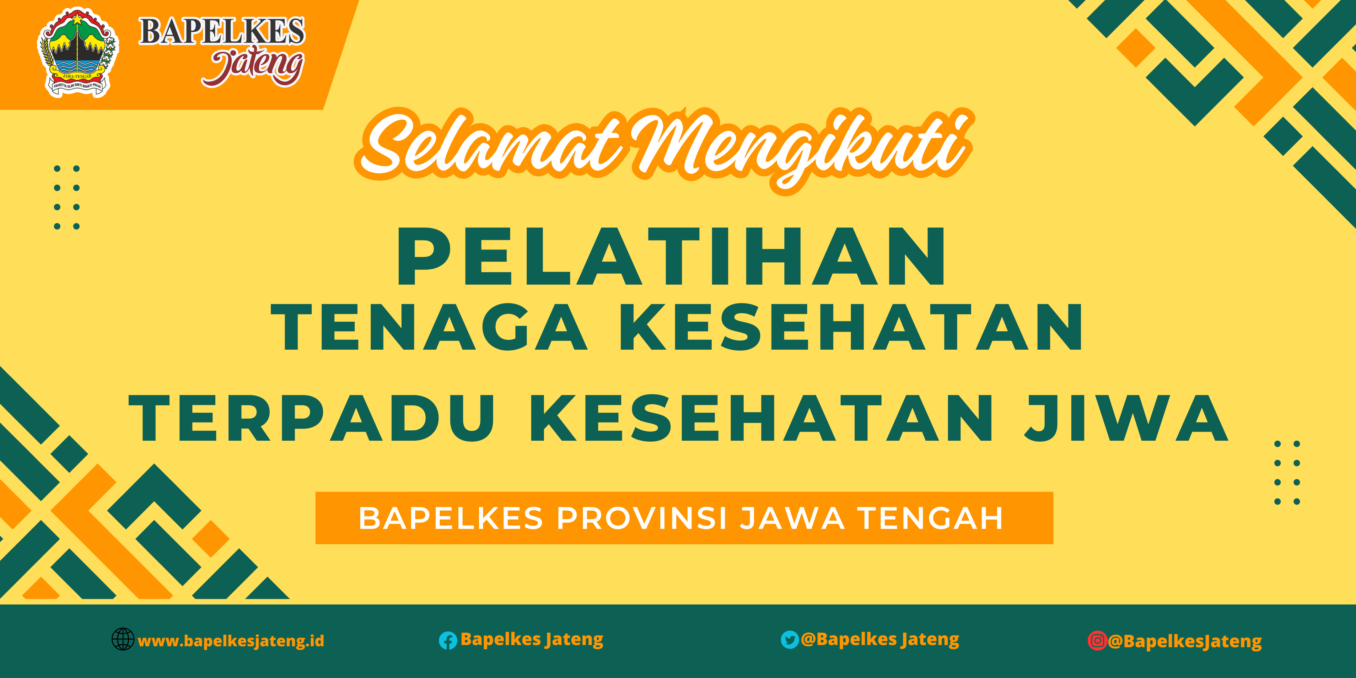PELATIHAN TENAGA KESEHATAN TERPADU KESEHATAN JIWA ANGKATAN 13 2024