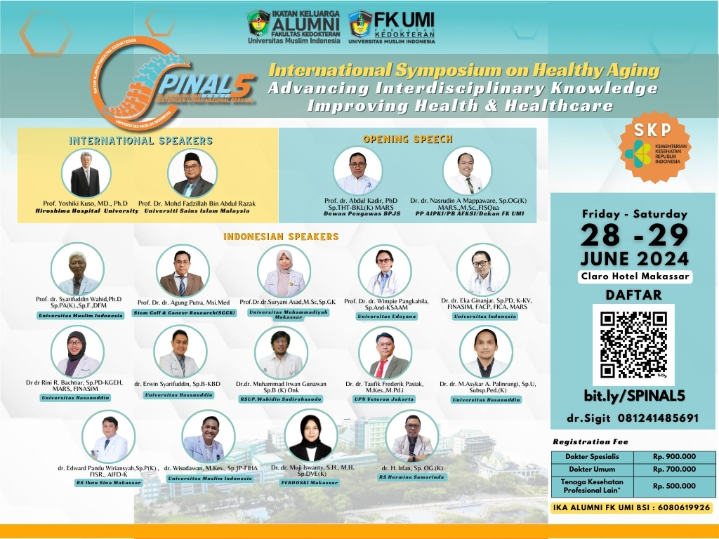 Symposium Healthy Aging Advancing Knowledge, Improving Health and Healthcare in Indonesia