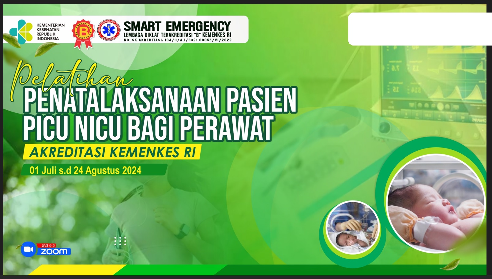 PELATIHAN PENATALAKSANAAN PASIEN PICU NICU BAGI PERAWAT