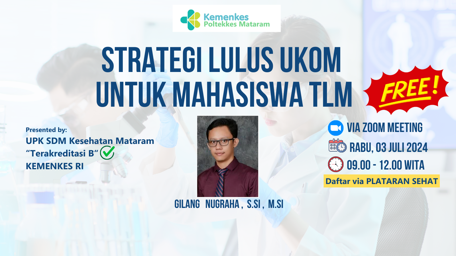 Strategi Lulus UKOM Mahasiswa Teknologi Laboratorium Medis