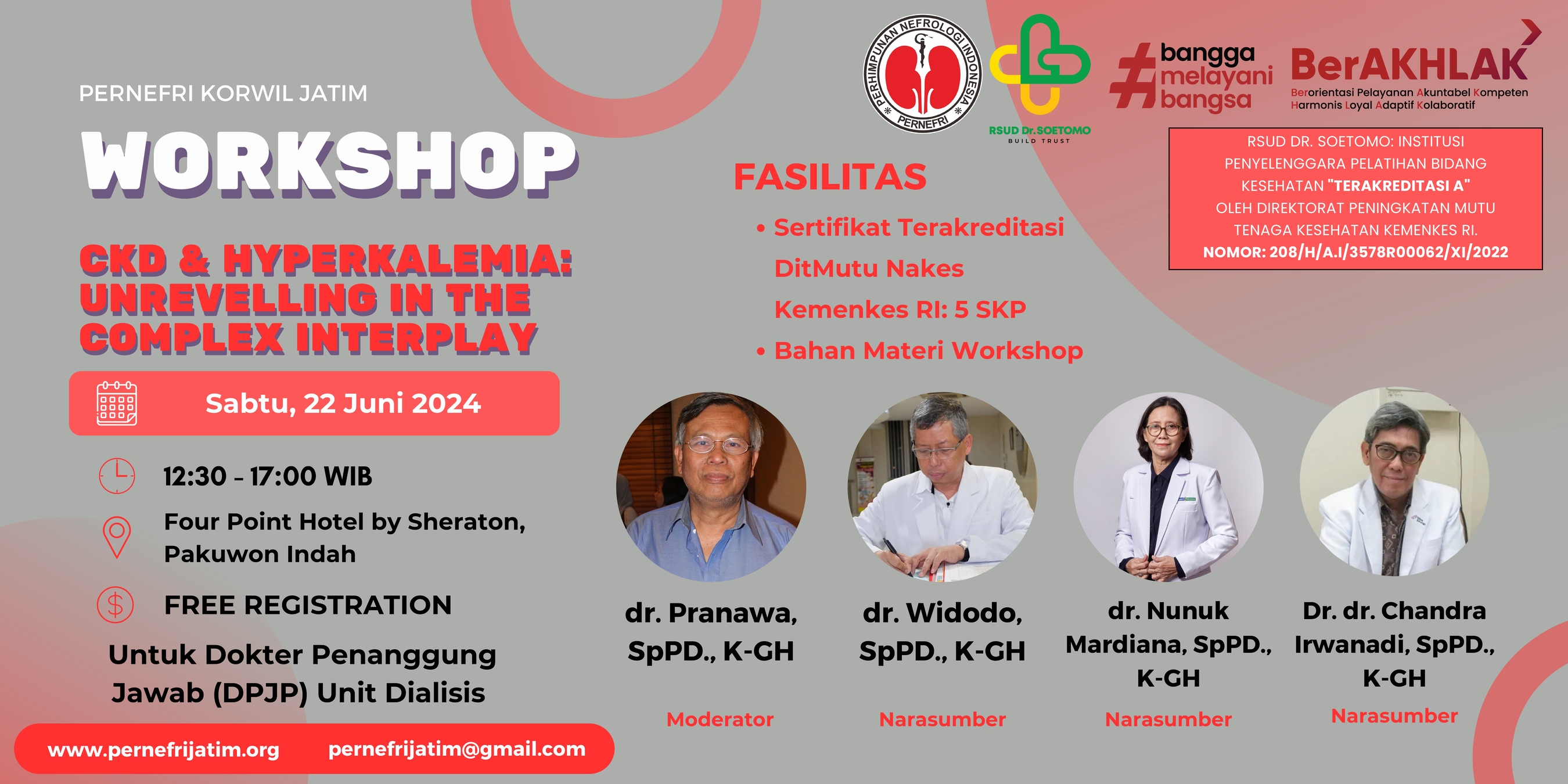 Workshop CKD and Hyperkalemia Unrevelling in the Complex Interplay